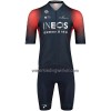 Set Fietsshirt + Korte Koersbroek 2023 INEOS Grenadiers Donkerblauw